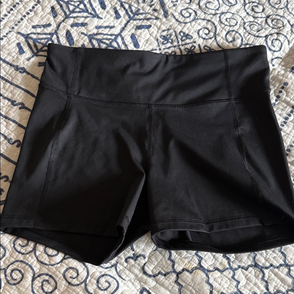 All in Motion Women's Black Athletic Shorts